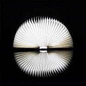 Χαμηλού Κόστους Διακοσμητικά φώτα-led κομοδίνο φωτιστικό αναδιπλούμενο βιβλίο νύχτας επαναφορτιζόμενο μαγνητικό ράφι κομοδίνου ή τραπεζάκι σαλονιού παιδικό χριστουγεννιάτικο δώρο