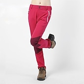 cheap Bottoms-Women&#039;s Hiking Pants Trousers Patchwork Outdoor Regular Fit Breathable Soft High Elasticity Comfortable Bottoms Full Length Elastic Waist Blue Purple Camping / Hiking Fishing Climbing S M L XL