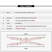 cheap Braces &amp; Supports-1PC Patella Tracking Short Knee Brace - Running Exercise Athletic Support Sleeve Stabilizer for Post Kneecap Dislocation Tendonitis Ligament Patellofemoral Pain MCL / LCL Injuries
