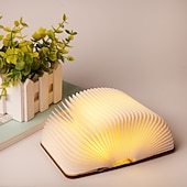 Χαμηλού Κόστους Διακοσμητικά φώτα-led κομοδίνο φωτιστικό αναδιπλούμενο βιβλίο νύχτας επαναφορτιζόμενο μαγνητικό ράφι κομοδίνου ή τραπεζάκι σαλονιού παιδικό χριστουγεννιάτικο δώρο