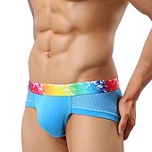 preiswerte Herrenunterwäsche &amp; -socken-Herren 3 Pack Slip Unterhosen Hauptstadt Waschbar Komfortabel Glatt Tiefe Hüfthöhe Schwarz Weiß