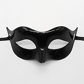 economico favore di partito-maschera da ballo in maschera uomo mezza maschera per il viso festa di halloween zoro ball show performance maschera piatta