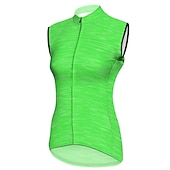 economico Maglie da donna-Per donna Gilet da ciclismo Maglia da Ciclismo Grafico Sfumatura Senza Maniche Bicicletta Gilet / Panciotto Maglia Top con 3 tasche posteriori Mountain Bike MTB Ciclismo su strada Asciugatura Rapida