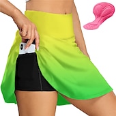 Pentru femei Gradiant Fusta de ciclism Bicicletă Fuste Pantaloni Potrivit pt Curse Ciclism montan Ciclism stradal Sport Pad 3D Ciclism Uscare rapidă Confortabil la umezeală Bleumarin Negru Spandex ieftine Pantaloni, pantaloni scurți și fuste pentru femei-Pentru femei Gradiant Fusta de ciclism Bicicletă Fuste Pantaloni Potrivit pt Curse Ciclism montan Ciclism stradal Sport Pad 3D Ciclism Uscare rapidă Confortabil la umezeală Bleumarin Negru Spandex