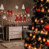 cheap Ramadan Decoration Lights-Ramadan Eid Lights Decoration Lantern LED String Lights 3M 20LEDs Battery Powered Kerosene Lamp for Courtyard Garden Holiday Family Ramadan Wedding Party Christmas Eid Festival Indoor Outdoor Decoration