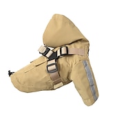 cheap Raincoat-Dog Cat Rain Coat Rain Jacket Fashion Cute Winter Reflective Waterproof Comfortable Outdoor Casual Daily Dog Clothing for Corgi Pomeranian Baby Pet Papillon Small