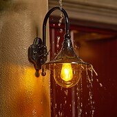 お買い得  屋外の壁のライト-led屋外ウォールライトip65防水e27 3000kウォームホワイトウォール照明