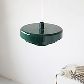 billige Øylys-led pendellampe oransje skjerm pendellampe kjøkkenøy hengende lysekrone lysarmaturer mørkegrønn soverom nattbord justerbar taklampe hengende lampe