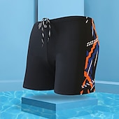 abordables maillot de bain boxer homme-Homme Maillot de bain Surf Boardshort short de bain Short de bain Imprimer Lettre Requin 3D Respirable Séchage rapide Vacances Plage Piscine Sexy Elastique 2 7 Taille basse Elastique