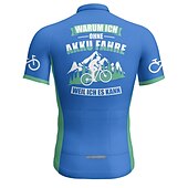 abordables Maillots Hombre-Hombre Maillot de Ciclismo Manga Corta Bicicleta Maillot Camiseta con 3 bolsillos traseros MTB Bicicleta Montaña Ciclismo Carretera Transpirable Secado rápido Dispersor de humedad Bandas Reflectantes