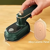 tanie Sprzęt AGD-mini żelazko przenośne ręczne żelazko parowe-nieprzywierająca ceramiczna płyta podeszwowa szybkie nagrzewanie 360 prasowarka do domu podróże służbowe do szycia pikowania rzemiosło przenikania ciepła
