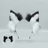 billige Tilbehør til hårstyling-reveklemme kattører pannebånd ulvepoter cosplay kostyme karneval fancy festkostyme tilbehør