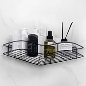 economico organizzatore del bagno-Mensola Per Doccia, Mensola Per Il Bagno, Cucina, Senza Punzonatura, Triangolo, Scaffale Per Il Bagno, Accessori Per Il Bagno