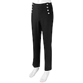 cheap Bottoms-Mens Pants Trousers Victorian Medieval Renaissance Steampunk Punk Gothic Retro Vintage Men&#039;s Costume Vintage Cosplay Casual Daily Pants