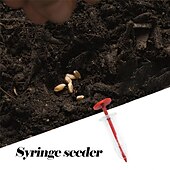 levne zahradní ruční nářadí-mini secí stroj, ruční ruční mini seedmaster mini secí dávkovač osiva malý rozmetač osiva, zajišťuje rovnoměrné rozložení osiva, zahradní květináč na zahradu, mrkev, salát, kapusta, ředkvičky