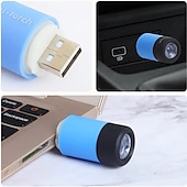 tanie Światła kempingowe-latarka kieszonkowa mini led ładowalna przenośna latarka usb wodoodporna brelok mała latarnia białe światło z baterią;
