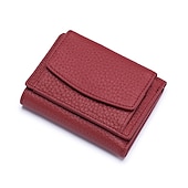 preiswerte Kartenhalter und Etuis-Echte Leder Damen Geldbörsen und Taschen Mode kleine Brieftasche mit mini Münzfach RFID-blockierende Geldbörse