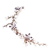baratos Acessórios de penteados-Acessórios de cabelo de casamento para crianças acessório de cabelo de menina de flor princesa tiara de flor branca pérola para menina e meninas de flor linda faixa de cabelo de casamento nupcial