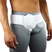 cheap Braces &amp; Supports-1 pc Inguinal Groin Hernia Belt for Men and Women with Removable Compression Pad and Adjustable Waist Strap Hernia Support Truss for Inguinal Incisional Hernias Left/Right Side - Black
