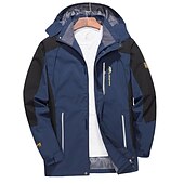 Недорогие Одежда из Softshell, флисовые и туристические куртки-Муж. Водонепроницаемая куртка для туризма и прогулок Дождевая куртка для туризма и прогулок Ветровка для туризма и прогулок на открытом воздухе Пэчворк