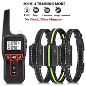 cheap Dog Training &amp; Behavior-3300FT No Shock Pet Dog Training Collar Beep Vibrating Pet Trainer IPX7 Waterproof Rechargeable Pet Training Collar No Prongs Sound and Vibration Collar