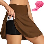 Pentru femei Gradiant Fusta de ciclism Bicicletă Fuste Pantaloni Potrivit pt Curse Ciclism montan Ciclism stradal Sport Pad 3D Ciclism Uscare rapidă Confortabil la umezeală Bleumarin Negru Spandex ieftine Pantaloni, pantaloni scurți și fuste pentru femei-Pentru femei Gradiant Fusta de ciclism Bicicletă Fuste Pantaloni Potrivit pt Curse Ciclism montan Ciclism stradal Sport Pad 3D Ciclism Uscare rapidă Confortabil la umezeală Bleumarin Negru Spandex