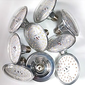 cheap Plant Growing Lights-LED Grow Light for Indoor Plants E27 15W 48LED Beads Full Spectrum Fixture White Purple 220-240 V Vegetable Greenhouse