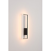 preiswerte LED Wandleuchten-Lightinthebox LED-Wandleuchten für den Innenbereich, schwarz, rechteckig, Einzelleuchte, Wandleuchte, moderne LED-Wandleuchte aus Metall für Schlafzimmer, Esszimmer, Nachttischlampe, Wohnzimmer