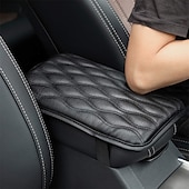 abordables Appuie-tête pour voiture-Housse de protection universelle étanche pour accoudoir de console centrale pour SUV camion voiture – Housse de siège douce et protectrice