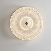 abordables Diseño de Anillo y Redondo-Luz de techo led regulable 35cm diseño circular luces de techo de cobre para sala de estar 110-240v