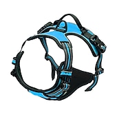 abordables Colliers, harnais et laisses pour chiens-sangle de poitrine pour chien de compagnie gilet type chien boucle anti-déflagrante corde de traction fournitures pour chiens sangle de poitrine