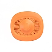 ieftine Produse de curatat-Dop din silicon pentru chiuveta de bucatarie filtru de dus capac de scurgere dop sita pentru chiuveta scurgere de pardosea prindere par accesorii de baie