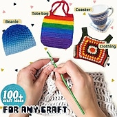 abordables coser y tejer y ganchillo-100 Uds ganchos de ganchillo de aluminio tejido artesanal suéter juego de agujas de coser