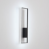 preiswerte LED Wandleuchten-Lightinthebox LED-Wandleuchten für den Innenbereich, schwarz, rechteckig, Einzelleuchte, Wandleuchte, moderne LED-Wandleuchte aus Metall für Schlafzimmer, Esszimmer, Nachttischlampe, Wohnzimmer