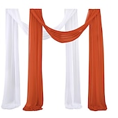 billige Vanntette gardiner-salvie grønn bryllup bue gardiner chiffon stoff draperi ren bakgrunn gardiner for fest seremoni bue scene dekorasjoner