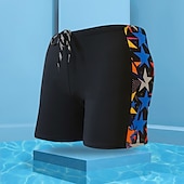 abordables maillot de bain boxer homme-Homme Maillot de bain Surf Boardshort short de bain Short de bain Imprimer Lettre Requin 3D Respirable Séchage rapide Vacances Plage Piscine Sexy Elastique 2 7 Taille basse Elastique