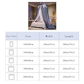 cheap Bed Canopies &amp; Drapes-Indoor Mosquito Net Bed Canopy Mosquito Net with Top Easy Installation Suitable for Couples Family, Romantic Atmosphere in Summer Encryption Thickening Version