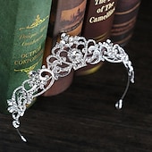 cheap Hair Styling Accessories-Crystal Queen Crowns and Tiaras with Comb Headband for Women and Girls Princess Crowns Hair Accessories for Wedding Birthday Halloween Costume Cosplay