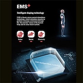 abordables Appareils de massage corporels-Patch de massage des fesses ems stimulateur de levage de la hanche rechargeable formateur muscle sans fil télécommande hanche fitness instrument de beauté