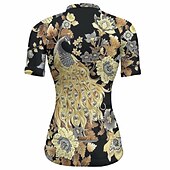 cheap Women&#039;s Jerseys-Women&#039;s Cycling Jersey Short Sleeve Bike Jersey Top with 3 Rear Pockets Mountain Bike MTB Road Bike Cycling Breathable Quick Dry Moisture Wicking Reflective Strips Yellow Pink Red Graphic Floral