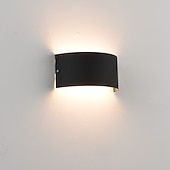 ieftine Lumini LED de Perete-aplice de perete cu led lightinthebox corp de perete cu jumătate de cilindru auriu aplice de perete din metal cu 1 lumină postmodernă aplice în sus și în jos aplice de perete din cupru