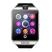 cheap Smartwatch-Q18 Smart Watch 1.54&#039;&#039; Smartwatch Fitness Running Watch with Camera and Sim Card Bluetooth Pedometer Call Sedentary Message Reminder Step Tracker Compatible with Android iOS  Hands-Free Calls Unisex