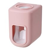 preiswerte Badezimmer-Organizer-Automatische Zahnpastapresse zur Wandmontage, einfacher Zahnpastahalter