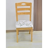 baratos Capa para Cadeira de Jantar-capa de cadeira de jantar capa elástica para cadeira boho capa de assento removível lavável protetor de cadeira capas de almofada para jantar, escritório