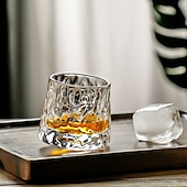 tanie Akcesoria do napojów-bar obrotowy whisky białe wino kubek gyro gospodarstwa domowego piwo kieliszek do czerwonego wina shaker kubek kubek whisky kostka lodu kostkarka do lodu