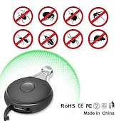 お買い得  犬用グルーミング用品-超音波昆虫ノミダニシラミ忌避インテリジェント周波数ペット用品蚊忌避装置 3.3x1.4x4.6cm 犬用
