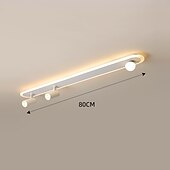 economico faretti luci spot-plafoniera led 80 cm forme geometriche dimmerabili luci da incasso in alluminio stile moderno eleganti finiture geometriche verniciate