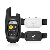 お買い得  犬用トレーニング用品-1600ft ペット犬用トレーニング首輪 防水充電式リモコン 3 モード ビープ音 振動 衝撃 9 レベル調整可能なキーパッド ロック タイプ c ポート
