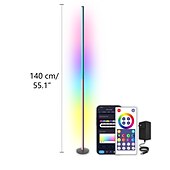 economico Luci intelligenti-Lampada led da terra rgb lampada atmosfera tuya smart wifi lampada da parete ad angolo smontaggio e montaggio lampada atmosfera