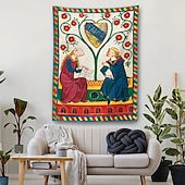 economico Arazzo Medievale-Arazzo Medievale Wall Art Grande Arazzo del Medioevo Muro Decorazione Fotografica Sfondo Coperta Tenda Decorazione Casa Camera da Letto Soggiorno